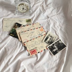 Vintage love letters